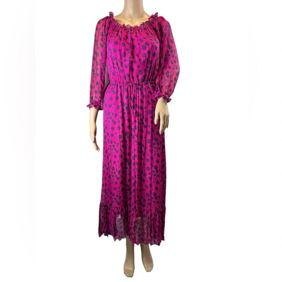 Diane Von Furstenberg Dresses & Skirts - Diane von Furstenberg Womens Dress Silk Pink Berry Size Small